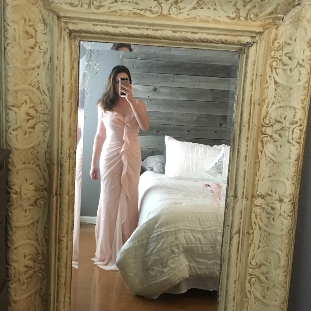 Vera Wang bridesmaid dress (VW360275 color blush)